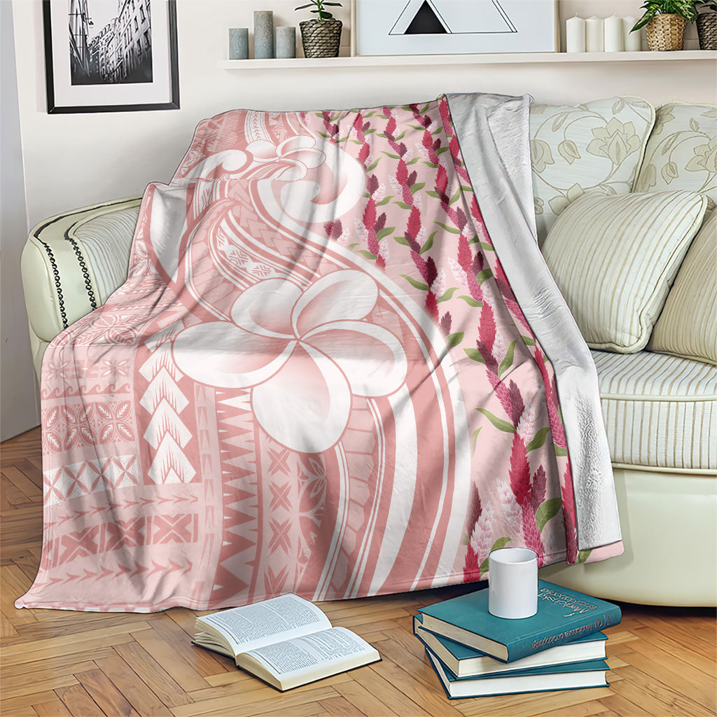 Samoa Teuila Blanket Pink Samoan Siapo Motifs