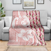 Samoa Teuila Blanket Pink Samoan Siapo Motifs