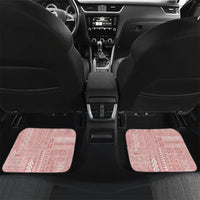 Samoa Teuila Car Mats Pink Samoan Siapo Motifs