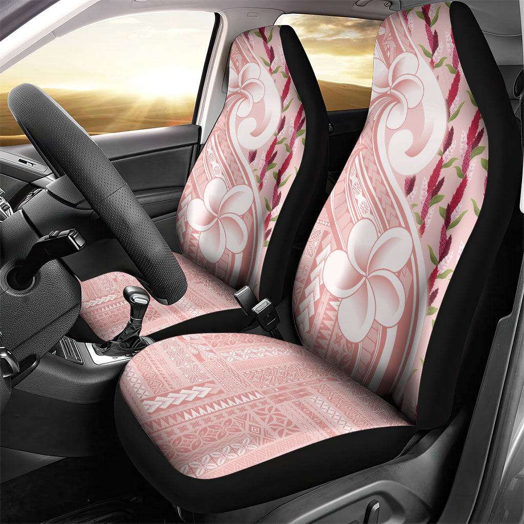Samoa Teuila Car Seat Cover Pink Samoan Siapo Motifs