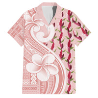 Samoa Teuila Family Matching Mermaid Dress and Hawaiian Shirt Pink Samoan Siapo Motifs