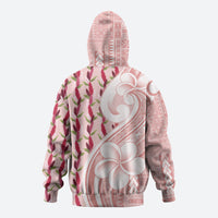 Samoa Teuila Hoodie Pink Samoan Siapo Motifs