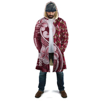 Samoa Teuila Cloak Maroon Samoan Siapo Motifs