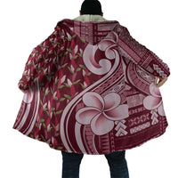 Samoa Teuila Cloak Maroon Samoan Siapo Motifs