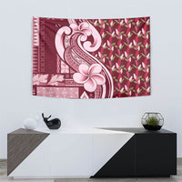 Samoa Teuila Tapestry Maroon Samoan Siapo Motifs