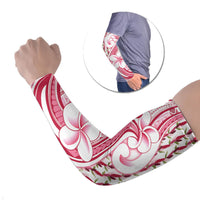 Samoa Teuila Arm Sleeves White Samoan Siapo Motifs