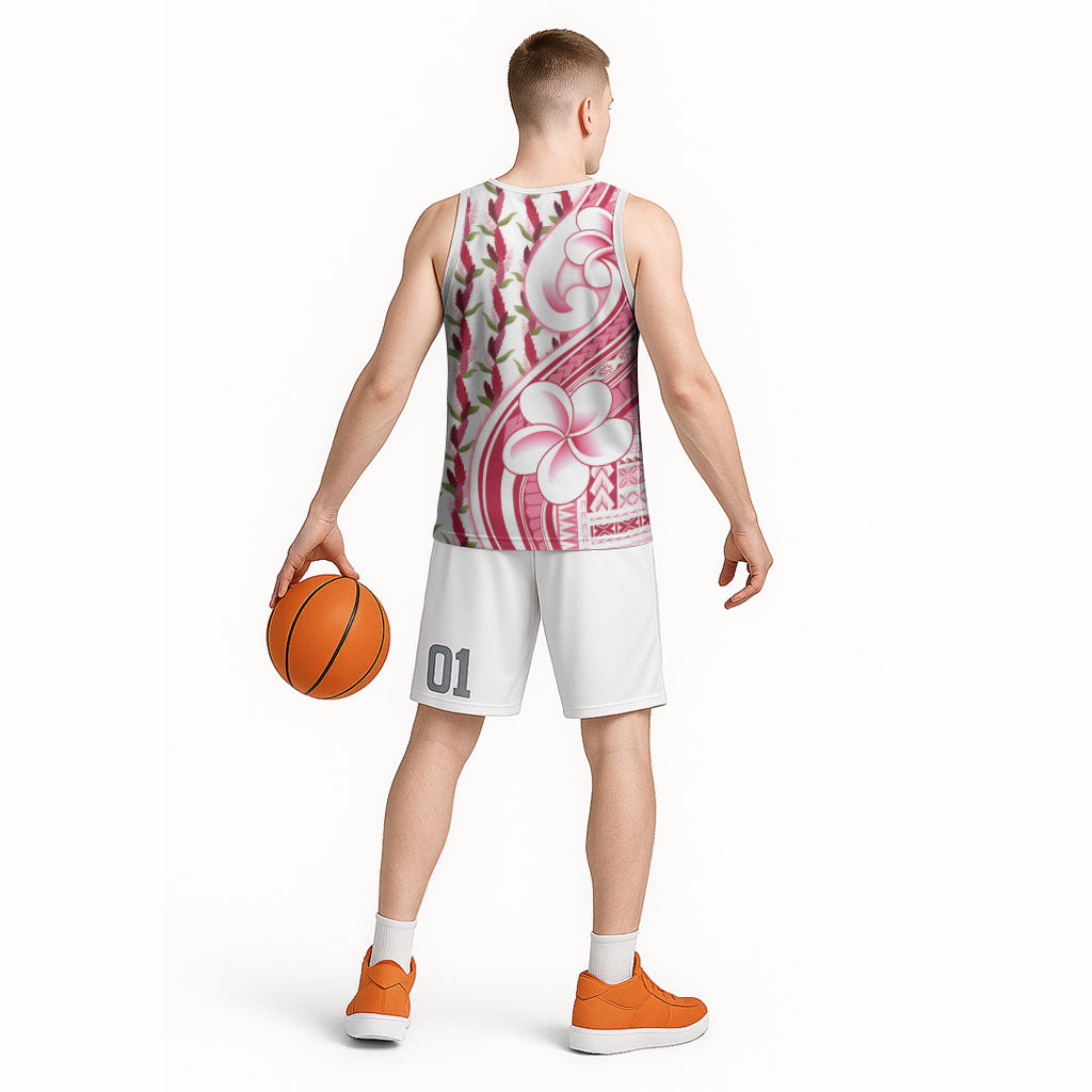 Samoa Teuila Basketball Jersey White Samoan Siapo Motifs