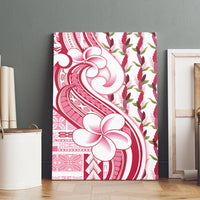 Samoa Teuila Canvas Wall Art White Samoan Siapo Motifs