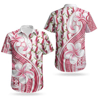 Samoa Teuila Couples Matching Off Shoulder Short Dress and Hawaiian Shirt White Samoan Siapo Motifs LT05 - Polynesian Pride