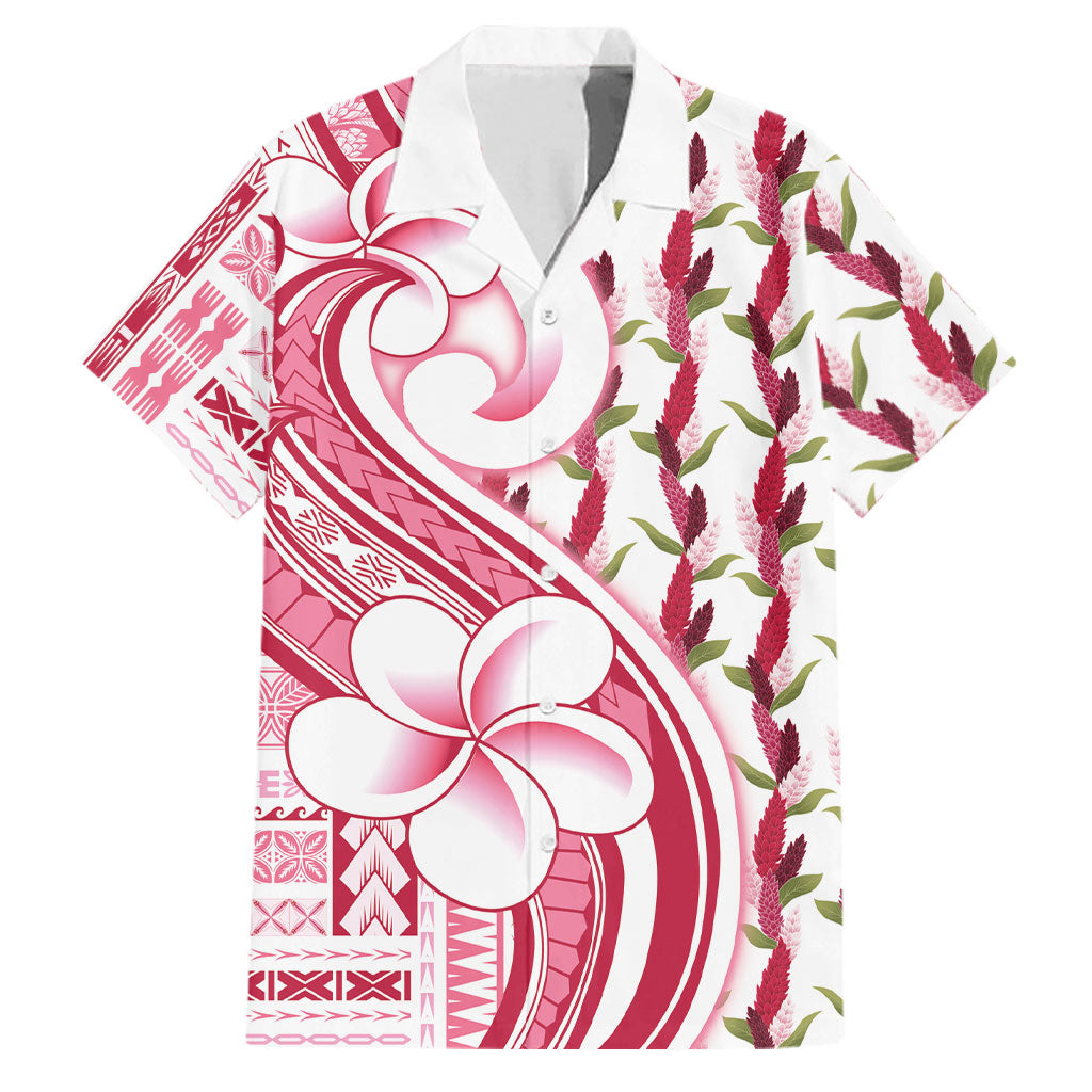 Samoa Teuila Family Matching Summer Maxi Dress and Hawaiian Shirt White Samoan Siapo Motifs