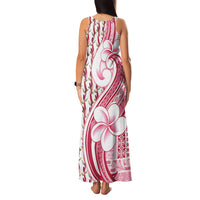 Samoa Teuila Family Matching Tank Maxi Dress and Hawaiian Shirt White Samoan Siapo Motifs