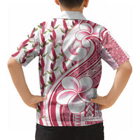 Samoa Teuila Kid Hawaiian Shirt White Samoan Siapo Motifs LT05