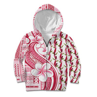 Samoa Teuila Kid Hoodie White Samoan Siapo Motifs