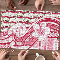 Samoa Teuila Puzzle White Samoan Siapo Motifs