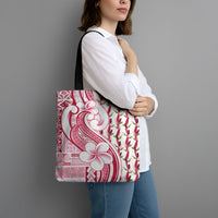 Samoa Teuila Tote Bag White Samoan Siapo Motifs