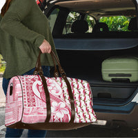 Samoa Teuila Travel Bag White Samoan Siapo Motifs