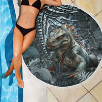 Hawaii Mo'o Lizard God Beach Blanket Polynesian Style LT05 - Polynesian Pride