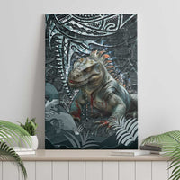 Hawaii Mo'o Lizard God Canvas Wall Art Polynesian Style LT05 - Polynesian Pride