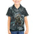 Hawaii Mo'o Lizard God Family Matching Off Shoulder Short Dress and Hawaiian Shirt Polynesian Style