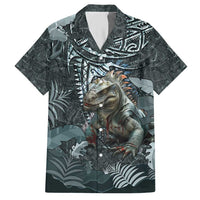 Hawaii Mo'o Lizard God Hawaiian Shirt Polynesian Style LT05 Green - Polynesian Pride