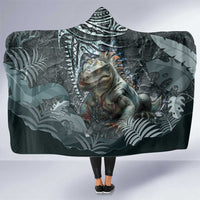 Hawaii Mo'o Lizard God Hooded Blanket Polynesian Style LT05 One Size Green - Polynesian Pride