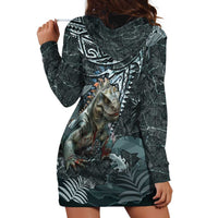 Hawaii Mo'o Lizard God Hoodie Dress Polynesian Style LT05 - Polynesian Pride
