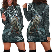 Hawaii Mo'o Lizard God Hoodie Dress Polynesian Style LT05 - Polynesian Pride