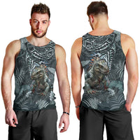 Hawaii Mo'o Lizard God Men Tank Top Polynesian Style LT05 - Polynesian Pride
