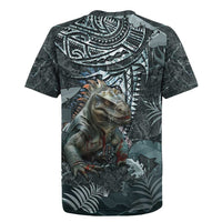 Hawaii Mo'o Lizard God Rugby Jersey Polynesian Style LT05 - Polynesian Pride