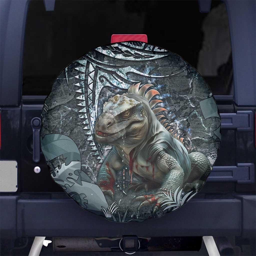 Hawaii Mo'o Lizard God Spare Tire Cover Polynesian Style LT05 - Polynesian Pride