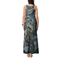 Hawaii Mo'o Lizard God Tank Maxi Dress Polynesian Style LT05 - Polynesian Pride