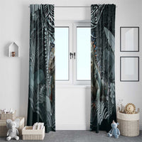 Hawaii Mo'o Lizard God Window Curtain Polynesian Style LT05 - Polynesian Pride
