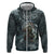 Hawaii Mo'o Lizard God Zip Hoodie Polynesian Style