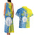 Palau Independence Day Couples Matching Tank Maxi Dress and Hawaiian Shirt Happy 30th Anniversary