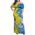 Palau Independence Day Family Matching Off Shoulder Maxi Dress and Hawaiian Shirt Happy 30th Anniversary