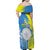 Palau Independence Day Family Matching Off Shoulder Maxi Dress and Hawaiian Shirt Happy 30th Anniversary