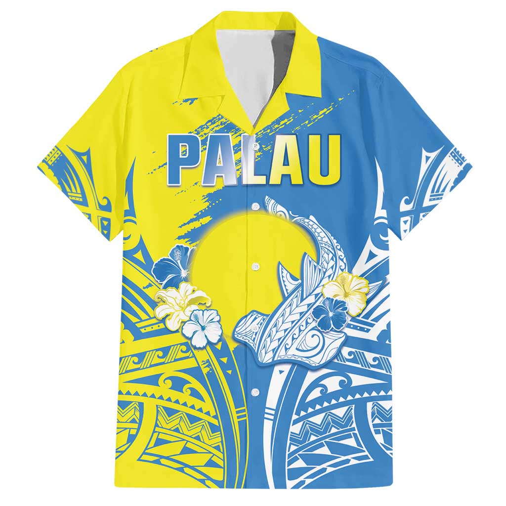 Palau Independence Day Hawaiian Shirt Happy 30th Anniversary