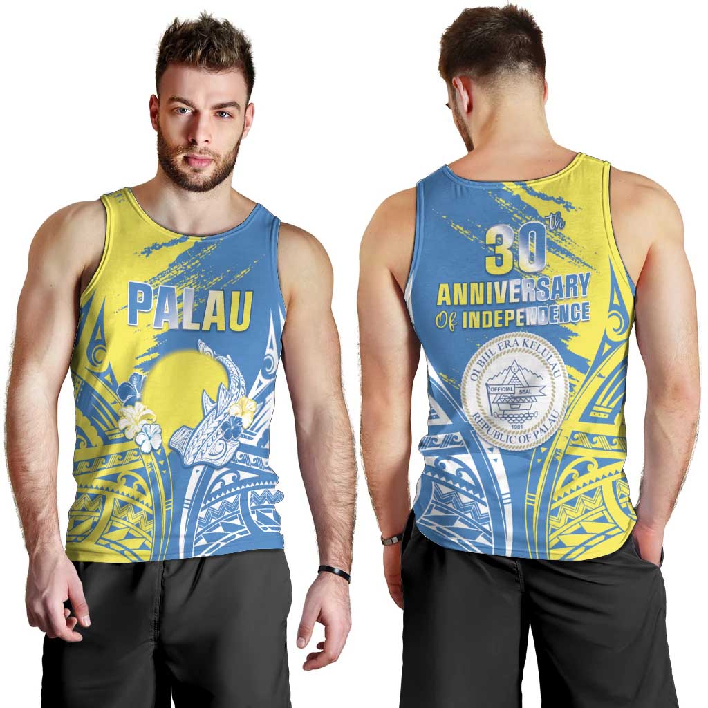 Palau Independence Day Men Tank Top Happy 30th Anniversary