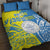 Palau Independence Day Quilt Bed Set Happy 30th Anniversary