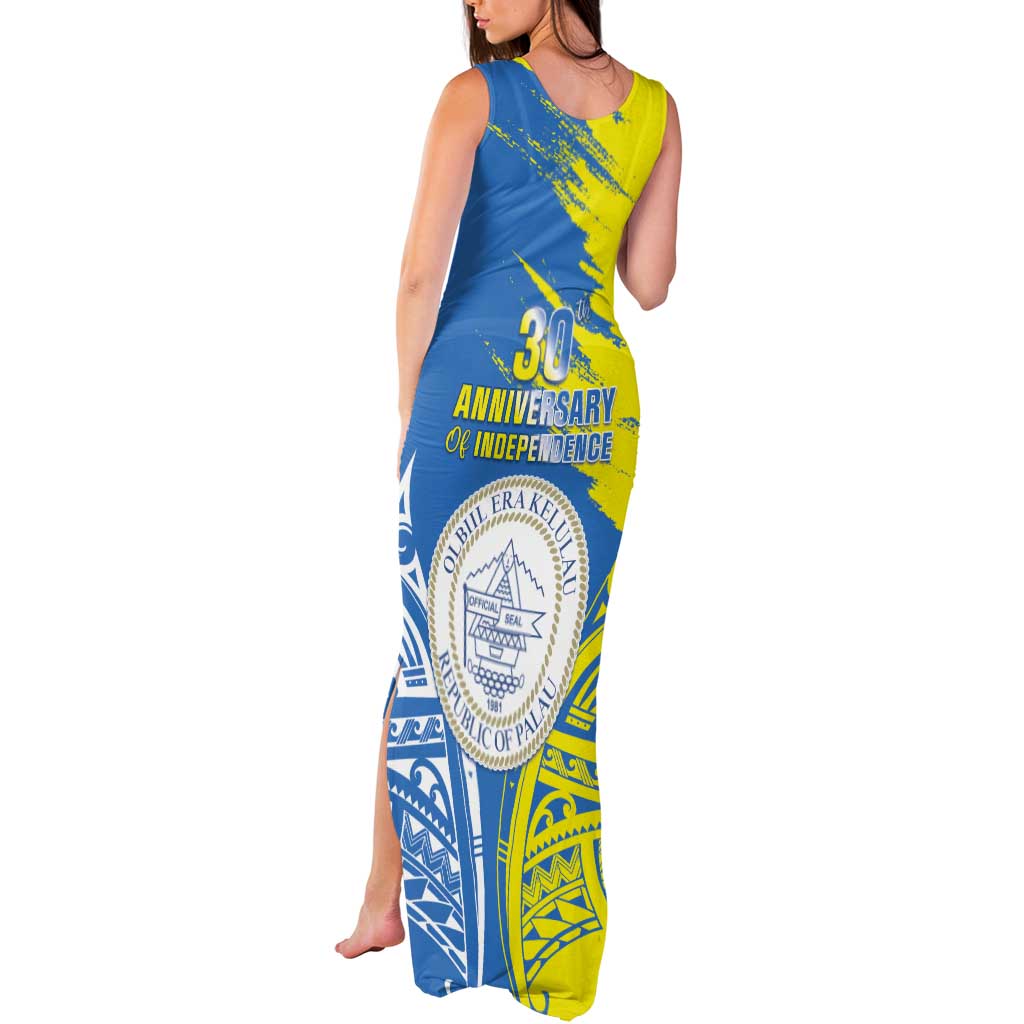 Palau Independence Day Tank Maxi Dress Happy 30th Anniversary