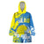 Palau Independence Day Wearable Blanket Hoodie Happy 30th Anniversary