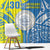 Palau Independence Day Window Curtain Happy 30th Anniversary