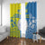 Palau Independence Day Window Curtain Happy 30th Anniversary