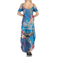 Happy Diwali Festival Summer Maxi Dress Diya Lamp Rangoli With Polynesian Pattern LT05 - Polynesian Pride