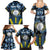 Personalised Palau Family Matching Summer Maxi Dress and Hawaiian Shirt Polynesian Dolphin Tropical Hibiscus Style