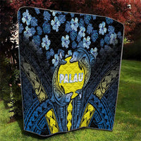 Palau Quilt Polynesian Dolphin Tropical Hibiscus Style