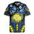 Personalised Palau Rugby Jersey Polynesian Dolphin Tropical Hibiscus Style