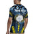 Personalised Palau Rugby Jersey Polynesian Dolphin Tropical Hibiscus Style