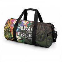 Hawaii Strong Duffle Bag Polynesian Tribal Tropical Flowers LT05 - Polynesian Pride