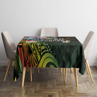 Hawaii Strong Tablecloth Polynesian Tribal Tropical Flowers LT05 - Polynesian Pride